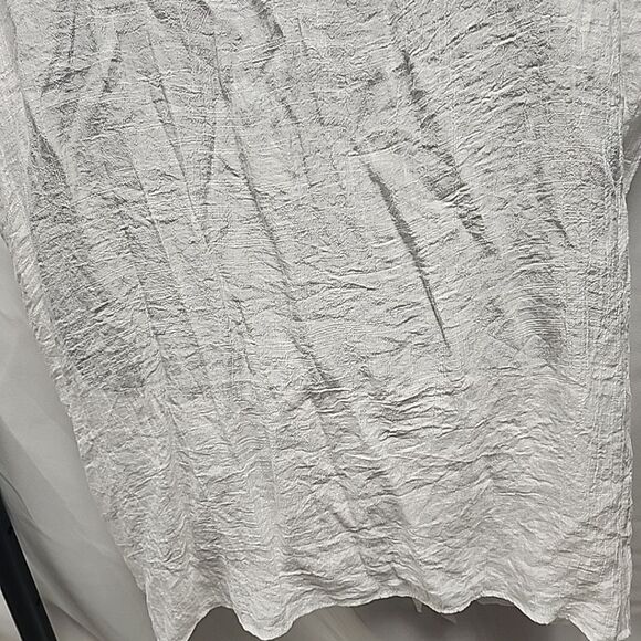 NWT Dept 222 Women's White Sleeveless Tank Top Blouse Cover-Up Sz 3X - Picture 8 of 15
